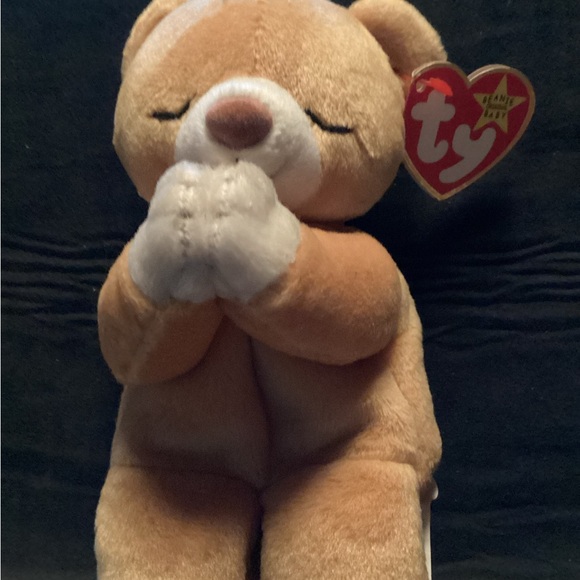 Other - Ty beanie Kneeling praying bear